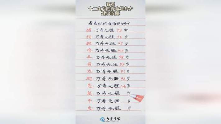 生肖之中寿命短代表什么生肖-生肖之中寿命短代表什么生肖呢