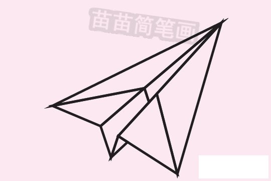 [纸飞机简笔画唯美]纸飞机简笔画 简单漂亮