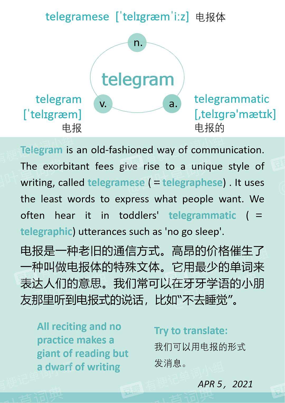 telegram电报怎么翻译成汉字的简单介绍