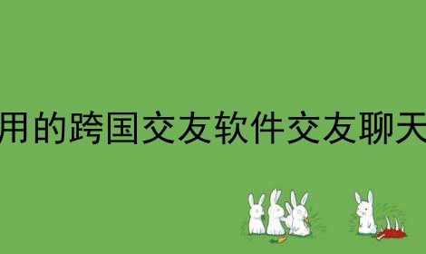 [跨国聊天软件]跨国聊天软件排行榜中国可用