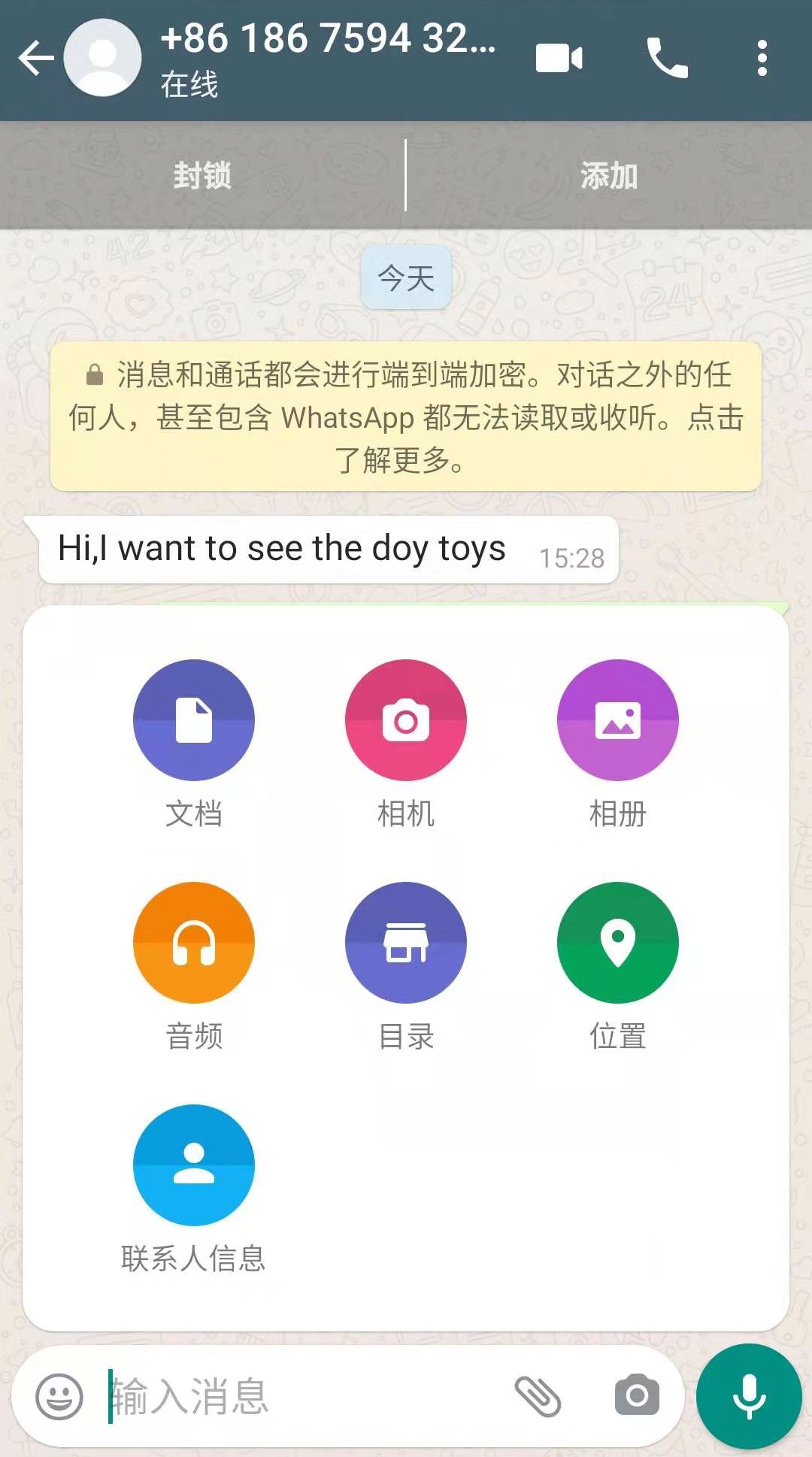 whatsapp聊天界面-whatsapp聊天界面右上角电话标志