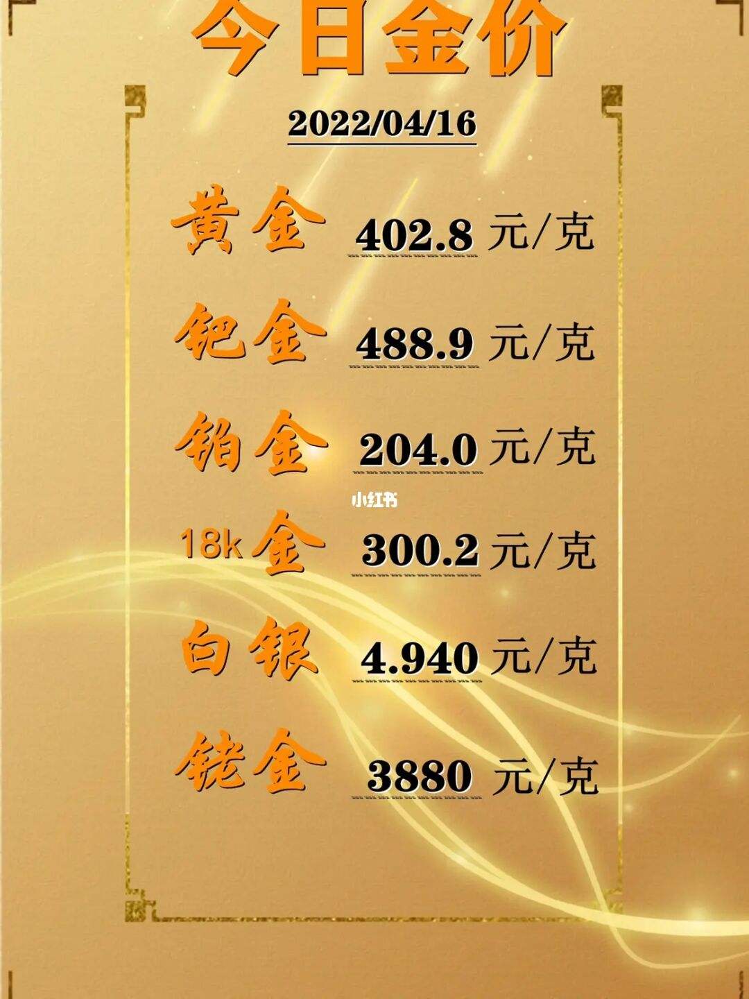 今日金价多少一克-今日金价多少一克999黄金价格实时