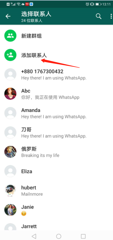 包含怎么在whatsapp上加好友的词条