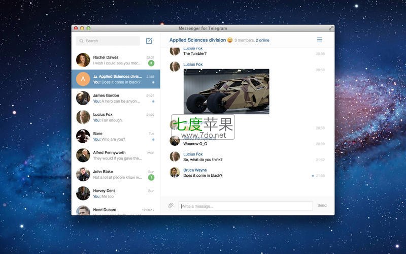 telegeram界面图片-telegram desktop