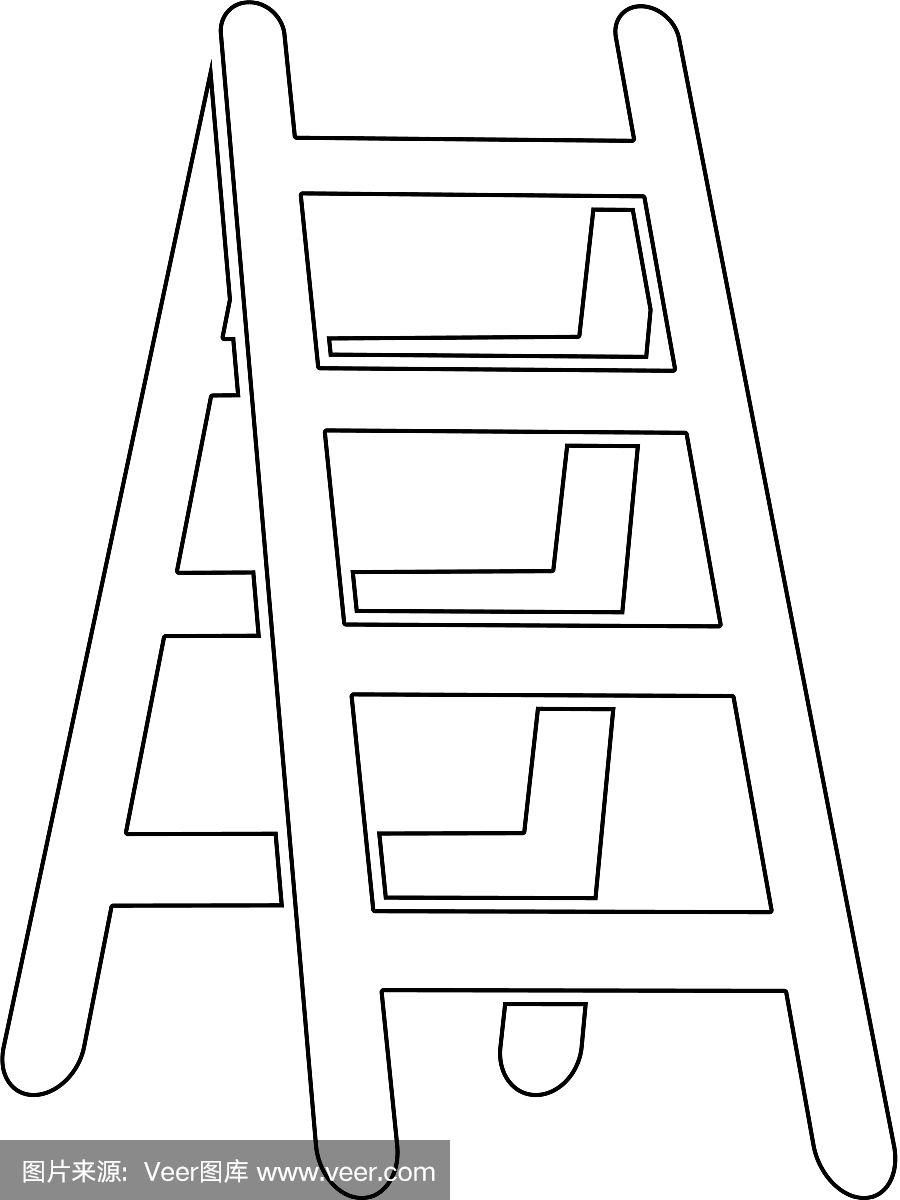 牢固梯子的画法简笔画-牢固梯子的画法简笔画视频
